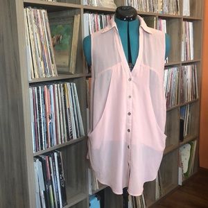 Forever 21 Blush Tunic Tank